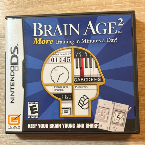 Brain Age 2 Nintendo DS Game w/ Case - Picture 1 of 5